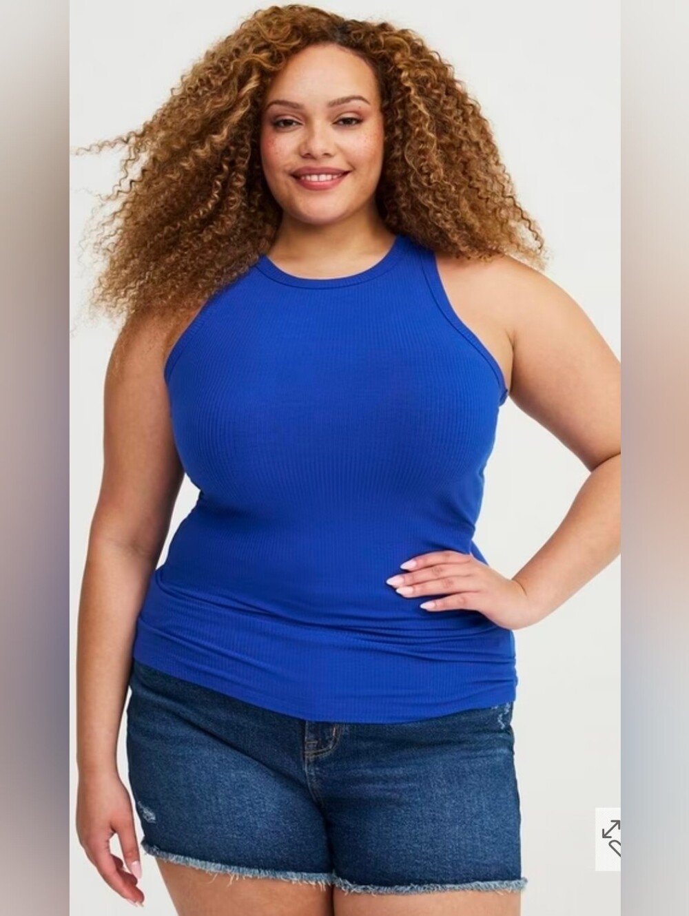 Torrid NWOT Super Soft Rib High Neck Tank